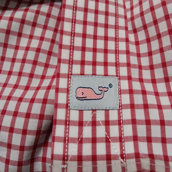 Vineyard Vines Classic Fit Murray Shirt Men's‎ Large Plaid Red Cotton - Picture 7 of 8
